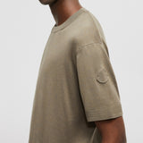 SILK & COTTON KNIT T-SHIRT