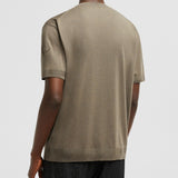 SILK & COTTON KNIT T-SHIRT