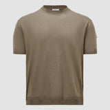SILK & COTTON KNIT T-SHIRT