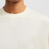 SILK & COTTON KNIT T-SHIRT