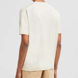 SILK & COTTON KNIT T-SHIRT