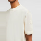 SILK & COTTON KNIT T-SHIRT