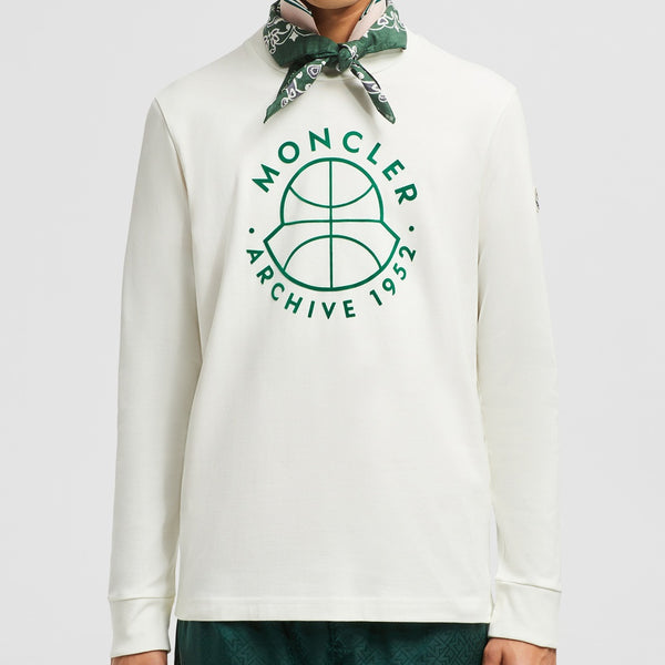 BASKETBALL LOGO LONG SLEEVE T-SHIRT