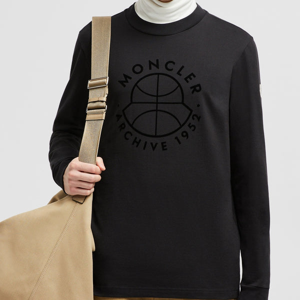 BASKETBALL LOGO LONG SLEEVE T-SHIRT