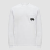 BATMAN MOTIF LONG SLEEVE COTTON T-SHIRT