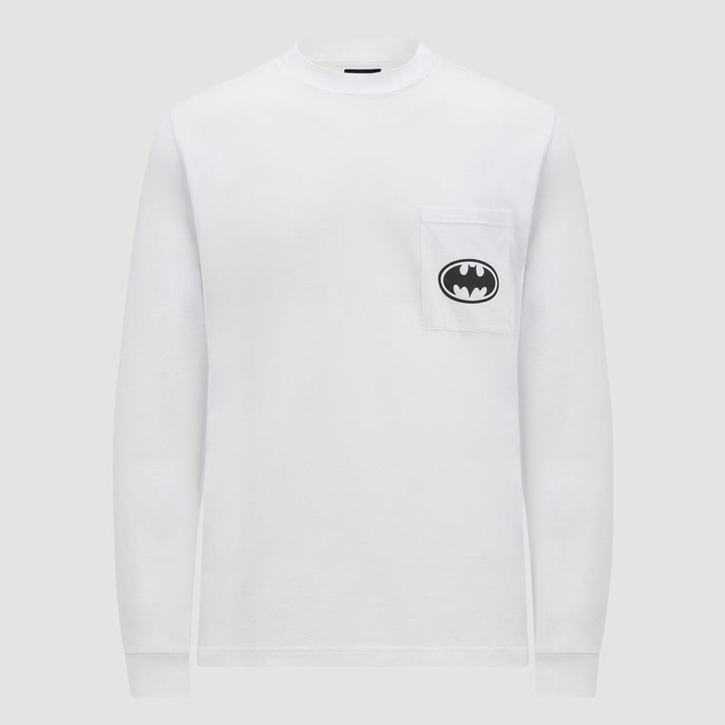 BATMAN MOTIF LONG SLEEVE COTTON T-SHIRT