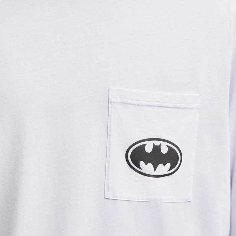 BATMAN MOTIF LONG SLEEVE COTTON T-SHIRT