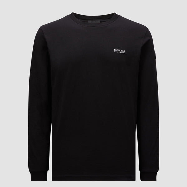 BACK LOGO LONG SLEEVE COTTON T-SHIRT