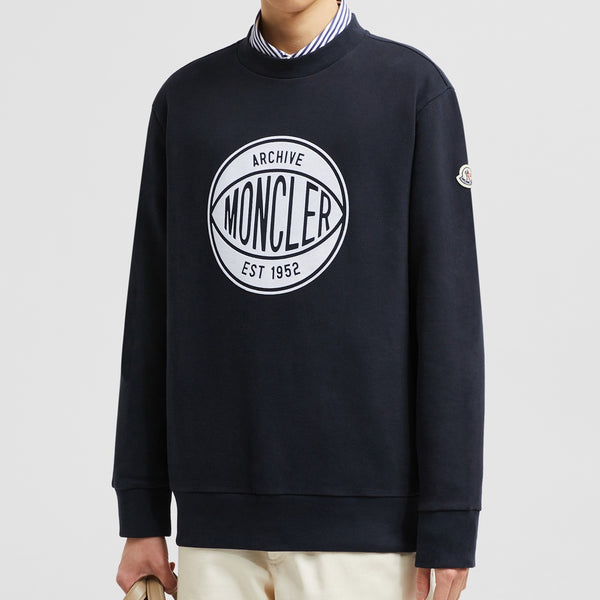 BASKETBALL LOGO COTTON SWEATSHIRT