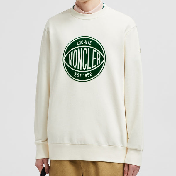 BASKETBALL LOGO COTTON SWEATSHIRT