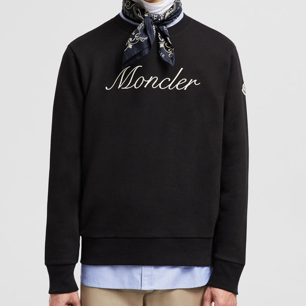 EMBROIDERED LOGO COTTON SWEATSHIRT