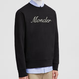 EMBROIDERED LOGO COTTON SWEATSHIRT
