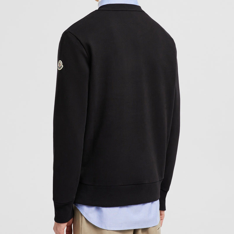 EMBROIDERED LOGO COTTON SWEATSHIRT