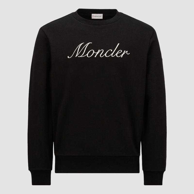 EMBROIDERED LOGO COTTON SWEATSHIRT