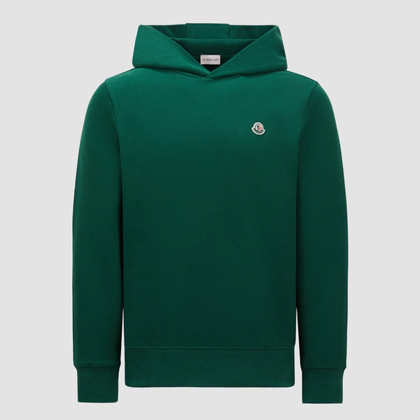 LOGO PATCH COTTON HOODIE