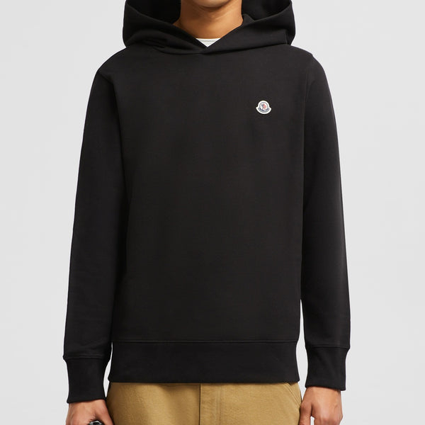 LOGO PATCH COTTON HOODIE