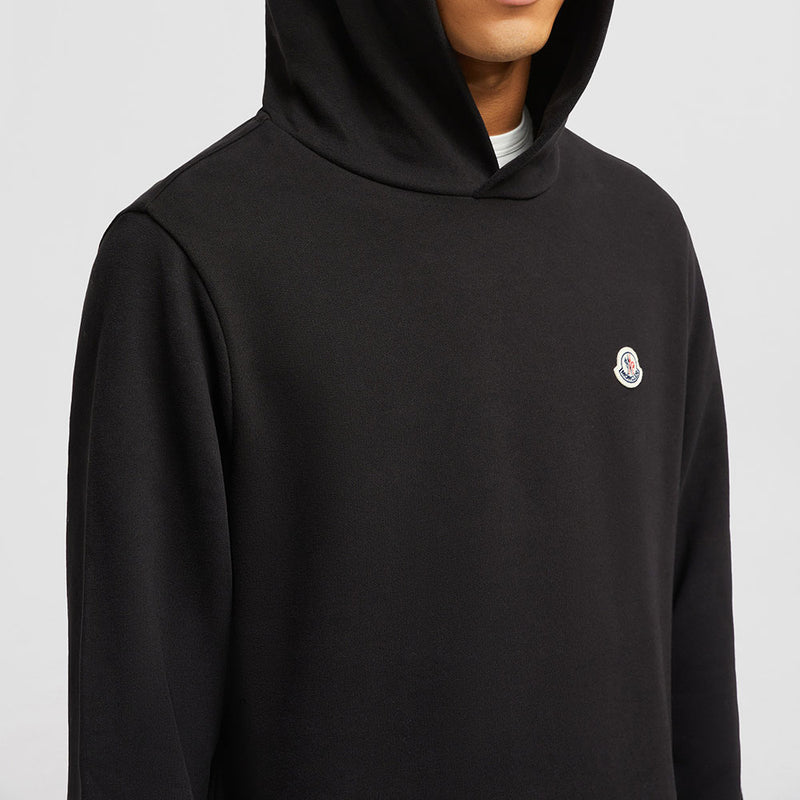 LOGO PATCH COTTON HOODIE
