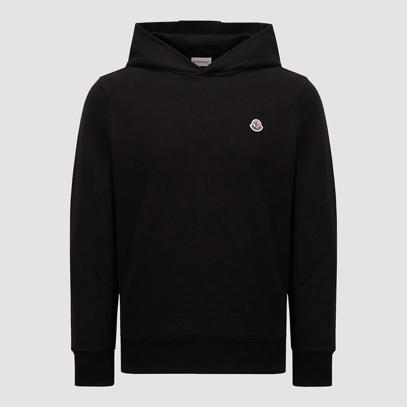 LOGO PATCH COTTON HOODIE