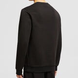 FADED LOGO MOTIF COTTON SWEATSHIRT