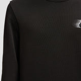 FADED LOGO MOTIF COTTON SWEATSHIRT