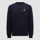 FADED LOGO MOTIF COTTON SWEATSHIRT
