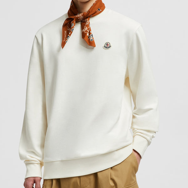 LOGO PATCH COTTON SWEATSHIRT