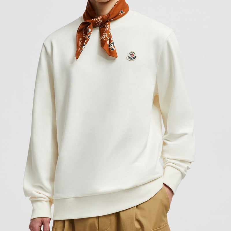 LOGO PATCH COTTON SWEATSHIRT
