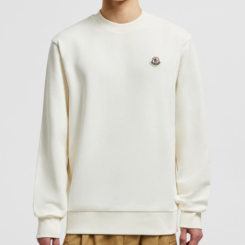 LOGO PATCH COTTON SWEATSHIRT