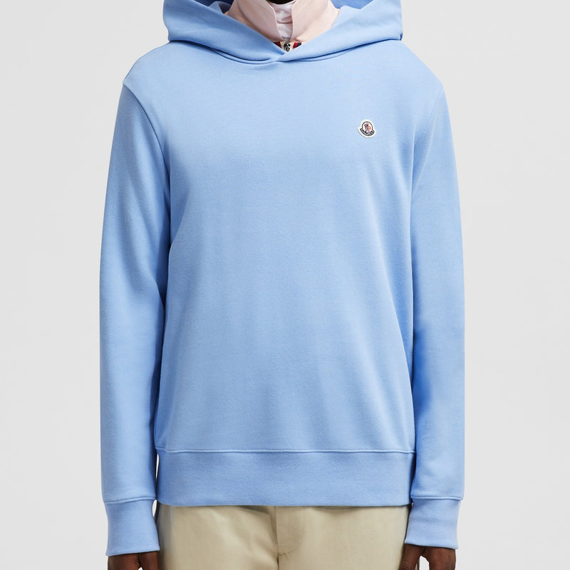 LOGO PATCH COTTON HOODIE