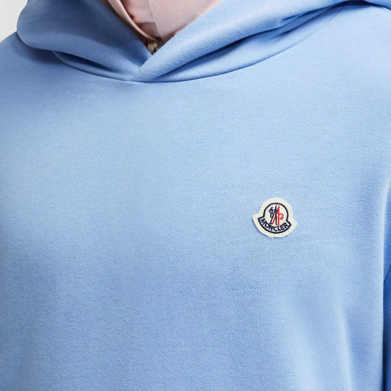 LOGO PATCH COTTON HOODIE