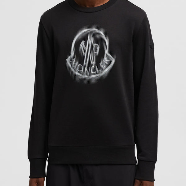 BLURRED LOGO SWEATSHIRT