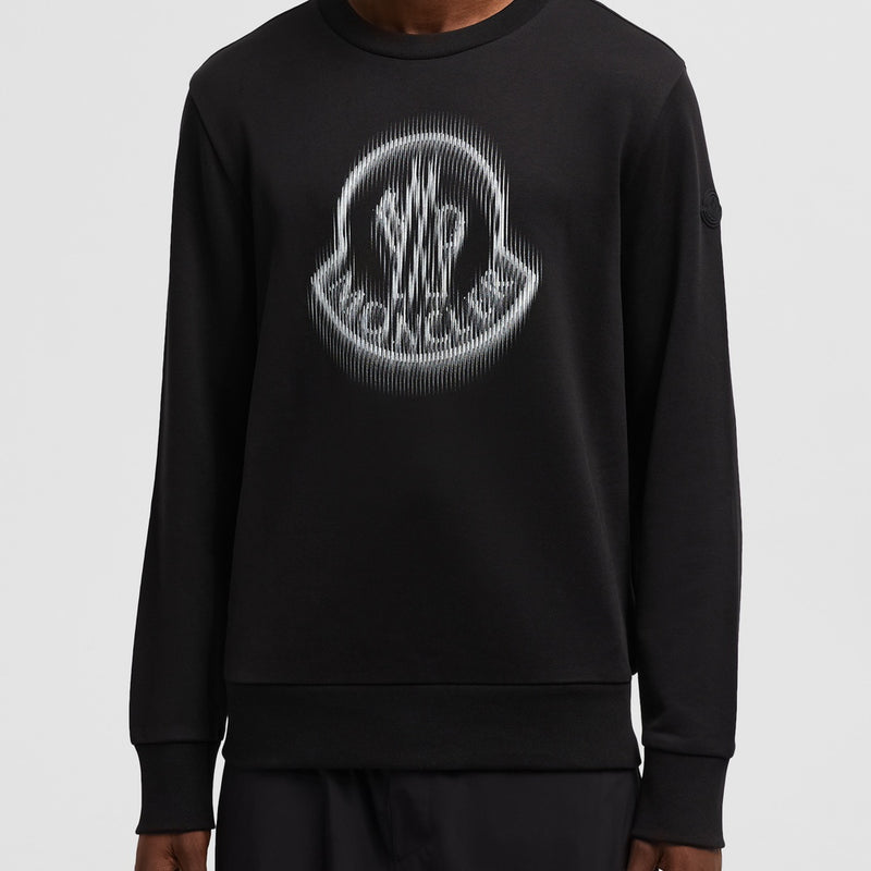 BLURRED LOGO SWEATSHIRT