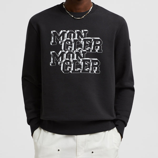 LOGO MOTIF COTTON SWEATSHIRT