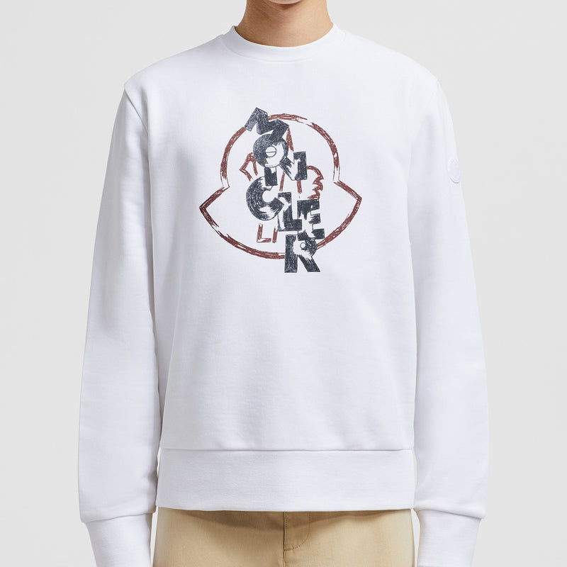 LOGO MOTIF COTTON SWEATSHIRT