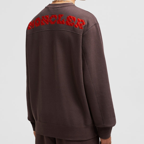 EMBROIDERED LOGO COTTON SWEATSHIRT
