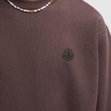 EMBROIDERED LOGO COTTON SWEATSHIRT