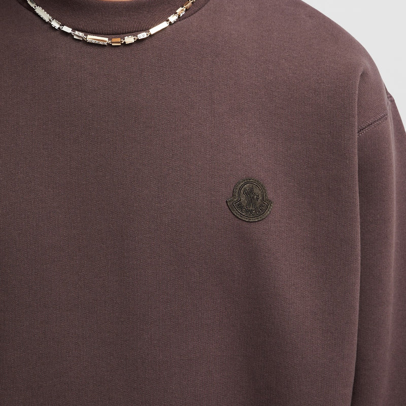 EMBROIDERED LOGO COTTON SWEATSHIRT