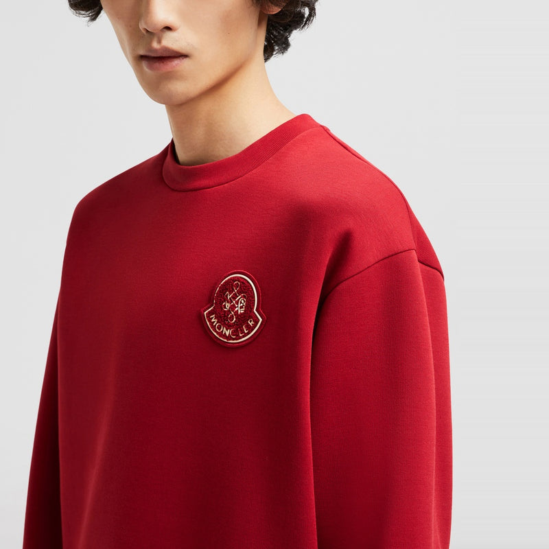 YEAR OF THE SNAKE PATCH NEOPRENE SWEATSHIRT