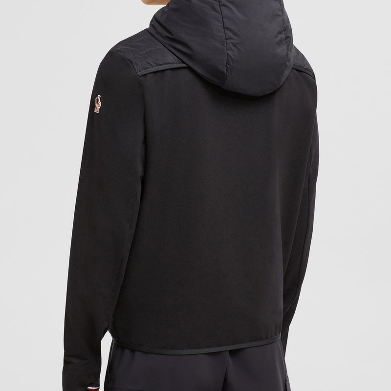 PADDED COTTON ZIP-UP HOODIE