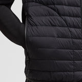 PADDED COTTON ZIP-UP HOODIE