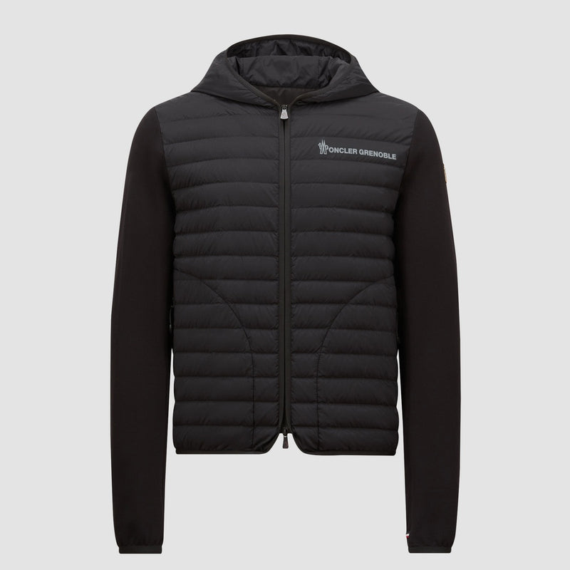 PADDED COTTON ZIP-UP HOODIE