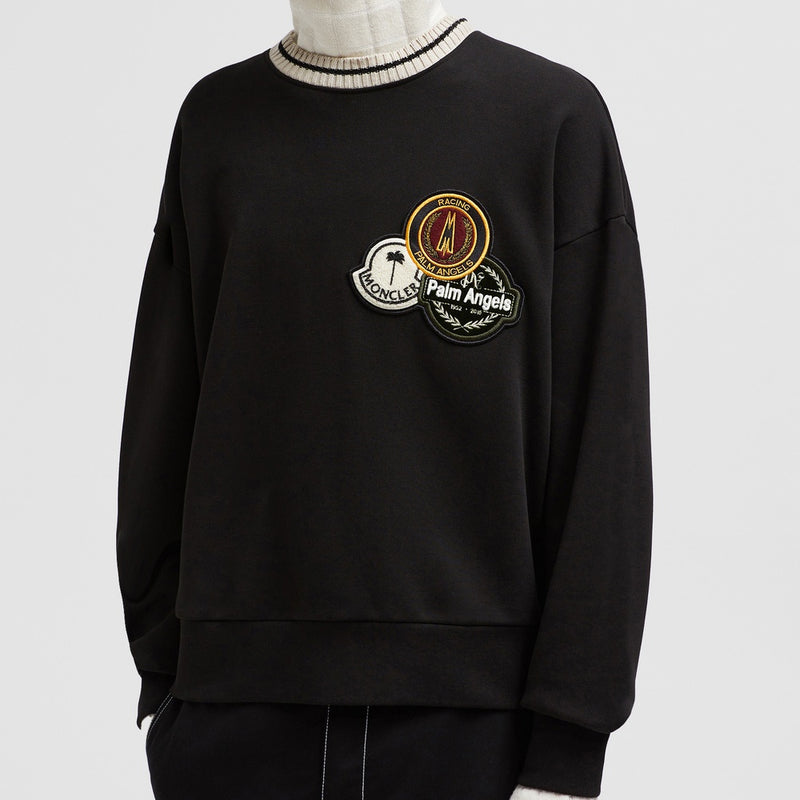 MONCLER X PALM ANGELS COTTON SWEATSHIRT
