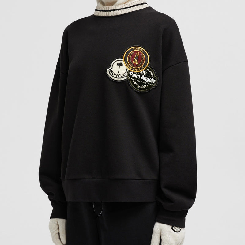 MONCLER X PALM ANGELS COTTON SWEATSHIRT
