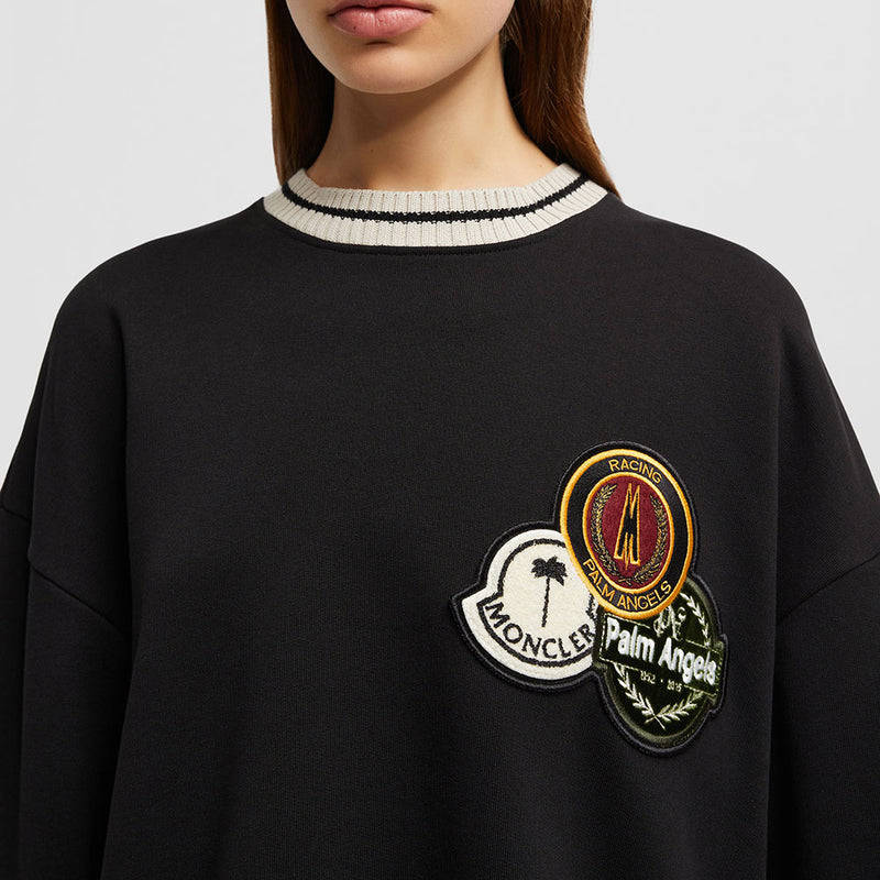 MONCLER X PALM ANGELS COTTON SWEATSHIRT