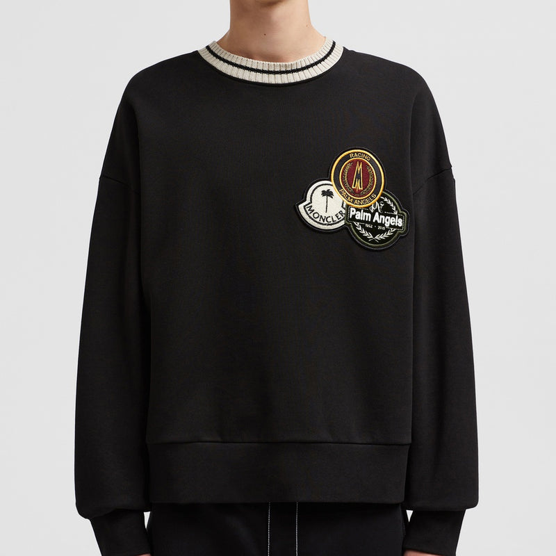 MONCLER X PALM ANGELS COTTON SWEATSHIRT