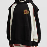 MONCLER X PALM ANGELS LOGO COTTON HOODIE