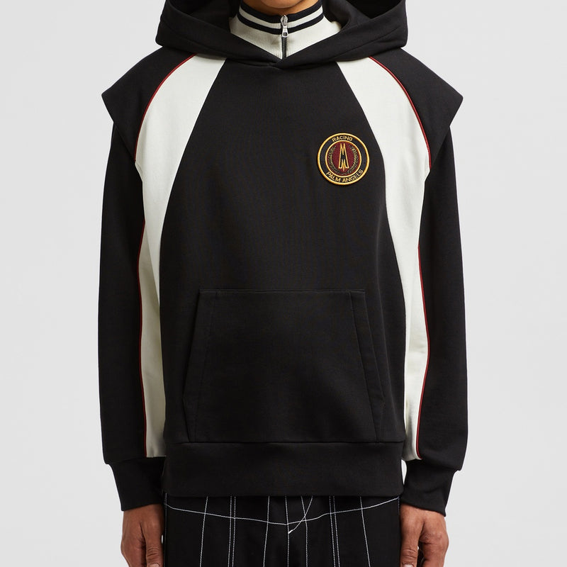 MONCLER X PALM ANGELS LOGO COTTON HOODIE