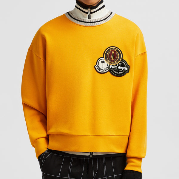 MONCLER X PALM ANGELS COTTON SWEATSHIRT