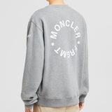 MONCLER X FRGMT MAXI LOGO COTTON SWEATSHIRT