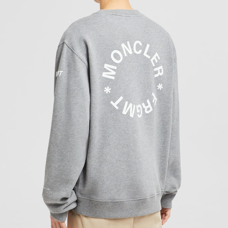 MONCLER X FRGMT MAXI LOGO COTTON SWEATSHIRT